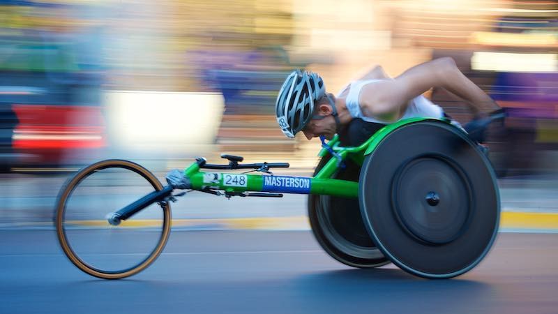 adaptive cycling athlete